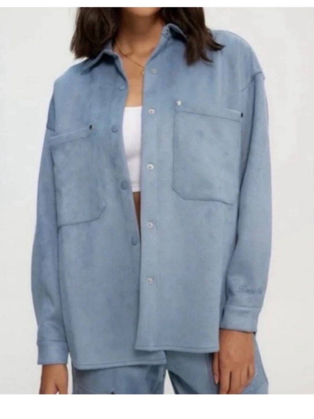 KUWALLA Women’s Blue Cloud Shacket